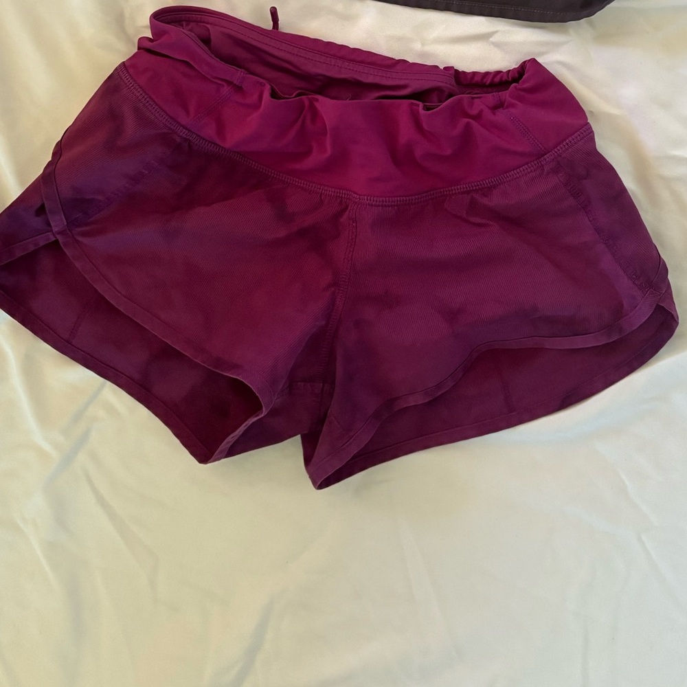 lululemon athletica Purple Athletic Shorts